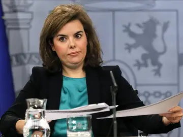 Soraya Saénz de Santamaría tras el Consejo de Ministros Soraya Saénz de Santamaría tras el Consejo de Ministros
