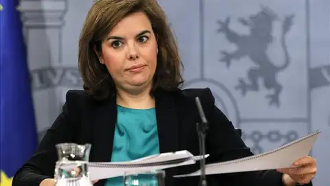 Soraya Saénz de Santamaría tras el Consejo de Ministros Soraya Saénz de Santamaría tras el Consejo de Ministros