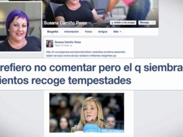 Internet se convierte en una herramienta para condenar el asesinato de Isabel Carrasco. Internet se convierte en una herramienta para condenar el asesinato de Isabel Carrasco.
