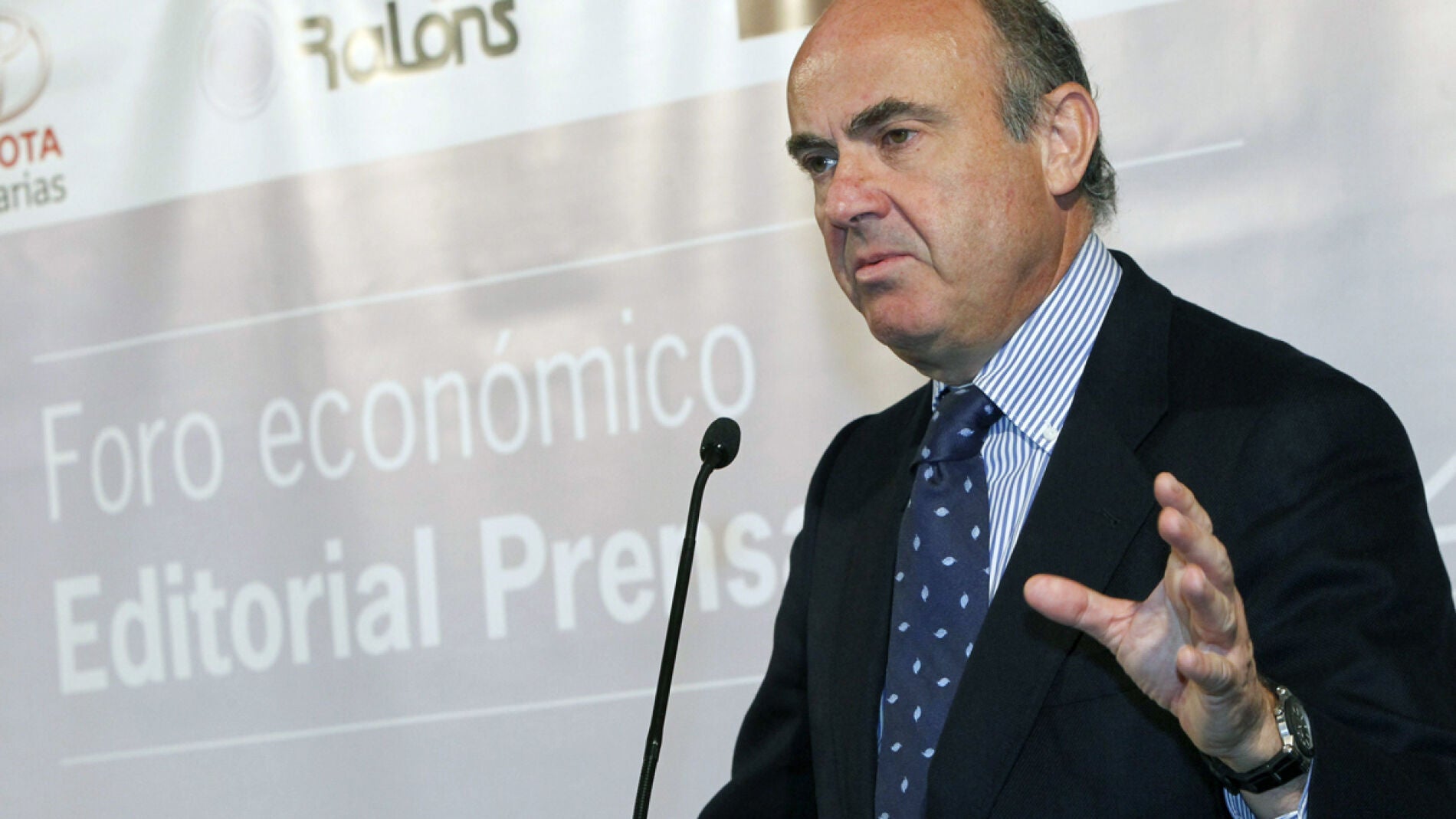 Luis de Guindos, ministro de Econom&iacute;a