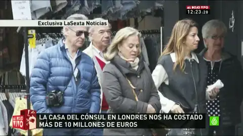 Miguel Blesa junto al cónsul español en Londres, Rafael Jover Miguel Blesa junto al cónsul español en Londres, Rafael Jover