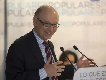 El ministro de Hacienda, Cristóbal Montoro El ministro de Hacienda, Cristóbal Montoro