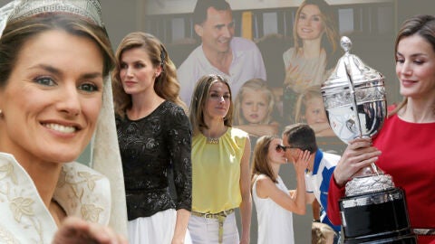 Los diez a&ntilde;os de Letizia como princesa