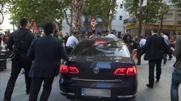 Montoro en el ataque que sufrió el coche en el que viajaba con Sánchez-Camacho