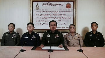 Prayuth Chan-Ocha, dando un discurso