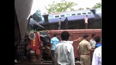 Al menos 20 muertos por el choque de dos trenes en la India