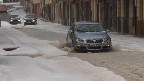Impresionantes granizadas en Vilafranca y Viver, en Castell&oacute;n