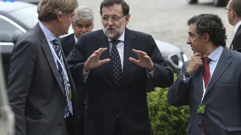 Mariano Rajoy llega a la reuni&oacute;n del Partido Popular Europeo en Bruselas