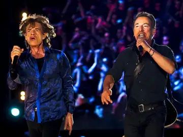 Mick Jagger y Bruce Springsteen Mick Jagger y Bruce Springsteen