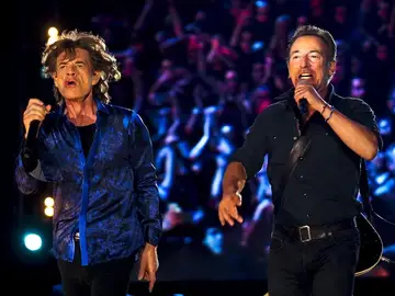 Mick Jagger y Bruce Springsteen Mick Jagger y Bruce Springsteen