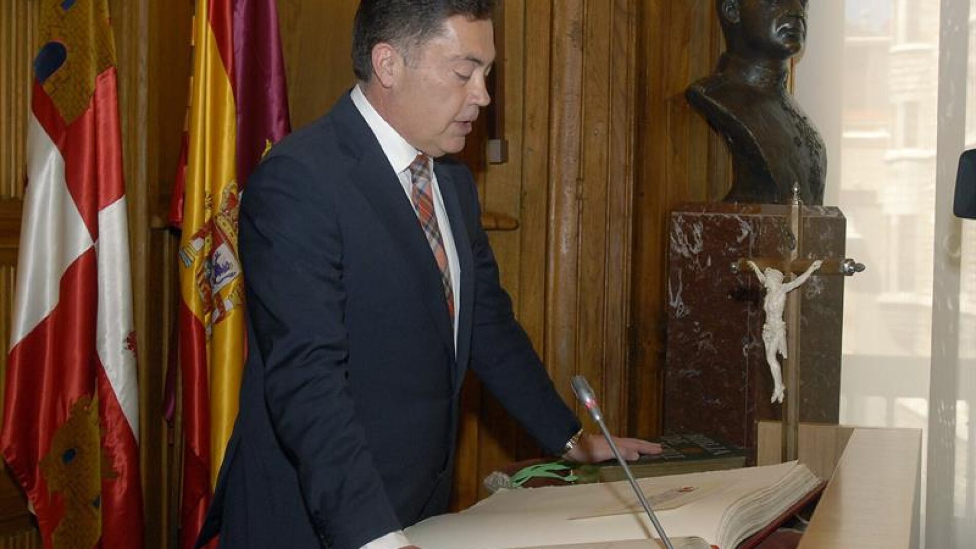 El presidente de la Diputaci&oacute;n de Le&oacute;n, Marcos Mart&iacute;nez