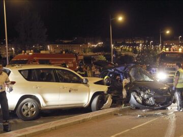 Accidente de tráfico en las carreteras españolas