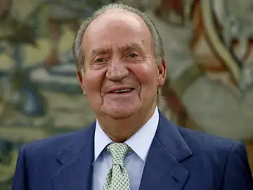 El Rey Juan Carlos durante la audiencia con el presidente de la Cámara de Comercio de EEUU El Rey Juan Carlos durante la audiencia con el presidente de la Cámara de Comercio de EEUU