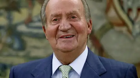 El Rey Juan Carlos durante la audiencia con el presidente de la Cámara de Comercio de EEUU El Rey Juan Carlos durante la audiencia con el presidente de la Cámara de Comercio de EEUU
