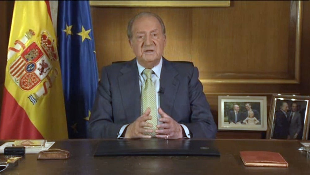 Mensaje de abdicación del Rey Juan Carlos