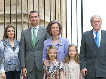 Los miembros de la Familia Real con la llegada de Felipe VI Los miembros de la Familia Real con la llegada de Felipe VI