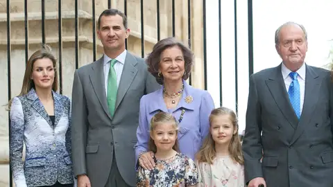 Los miembros de la Familia Real con la llegada de Felipe VI Los miembros de la Familia Real con la llegada de Felipe VI