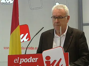 El coordinador federal de IU, Cayo Lara El coordinador federal de IU, Cayo Lara