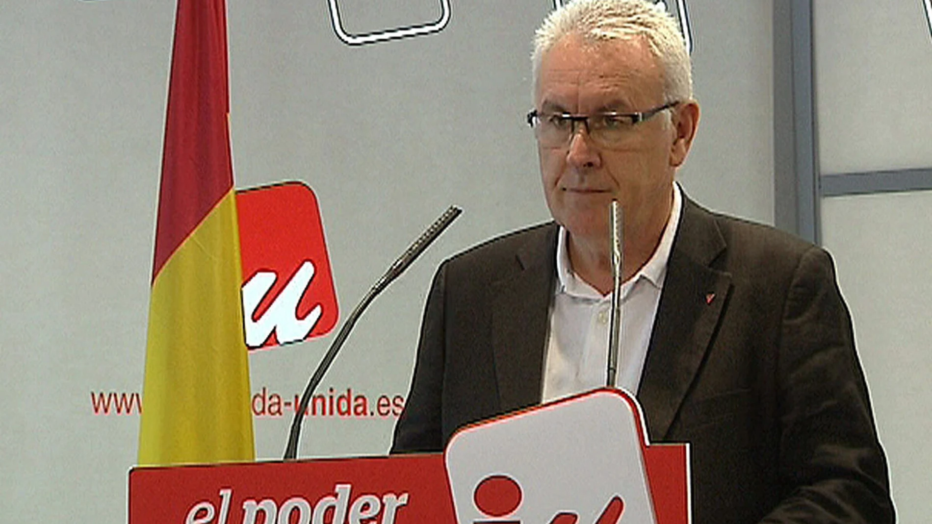 El coordinador federal de IU, Cayo Lara El coordinador federal de IU, Cayo Lara