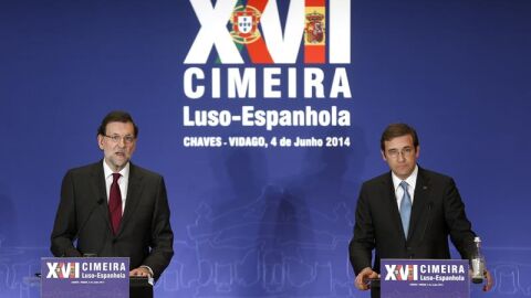 Rajoy y Passos Coelho.