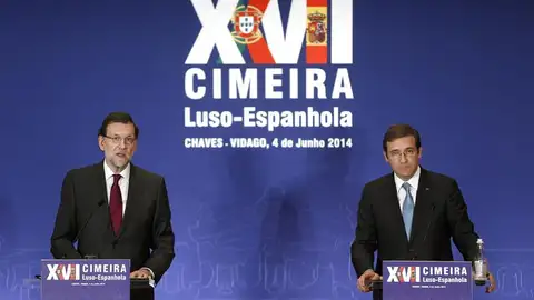 Rajoy y Passos Coelho. Rajoy y Passos Coelho.