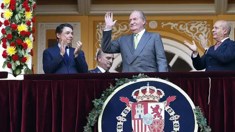 El Rey, emocionado, agradece la ovación en Las Ventas. El Rey, emocionado, agradece la ovación en Las Ventas.