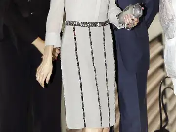 Doña Letizia, en un acto con diseñadores españoles Doña Letizia, en un acto con diseñadores españoles