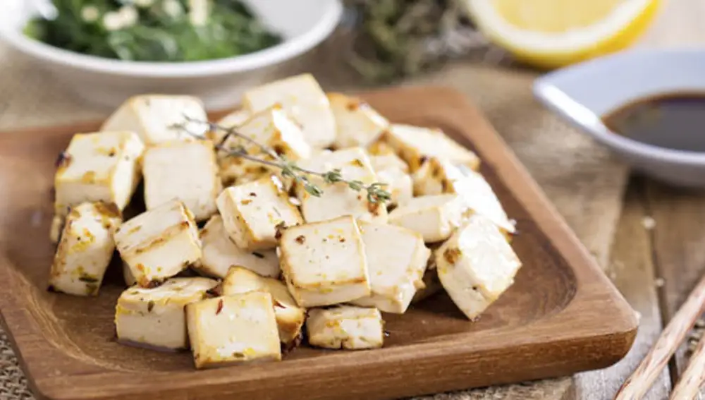 El tofu, la carne vegetal más conocida.
