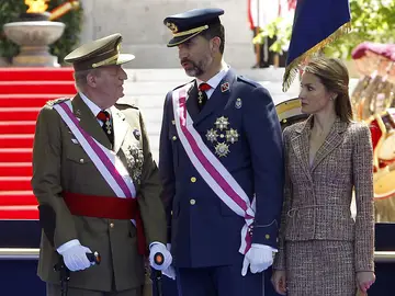 El Rey y los Príncipes de Asturias el Día de las Fuerzas Armadas El Rey y los Príncipes de Asturias el Día de las Fuerzas Armadas