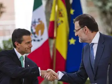 Rajoy y Peña Nieto, en Moncloa Rajoy y Peña Nieto, en Moncloa