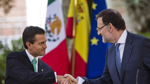 Rajoy y Pe&ntilde;a Nieto, en Moncloa