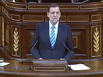 Mariano Rajoy, en el Pleno del Congreso Mariano Rajoy, en el Pleno del Congreso