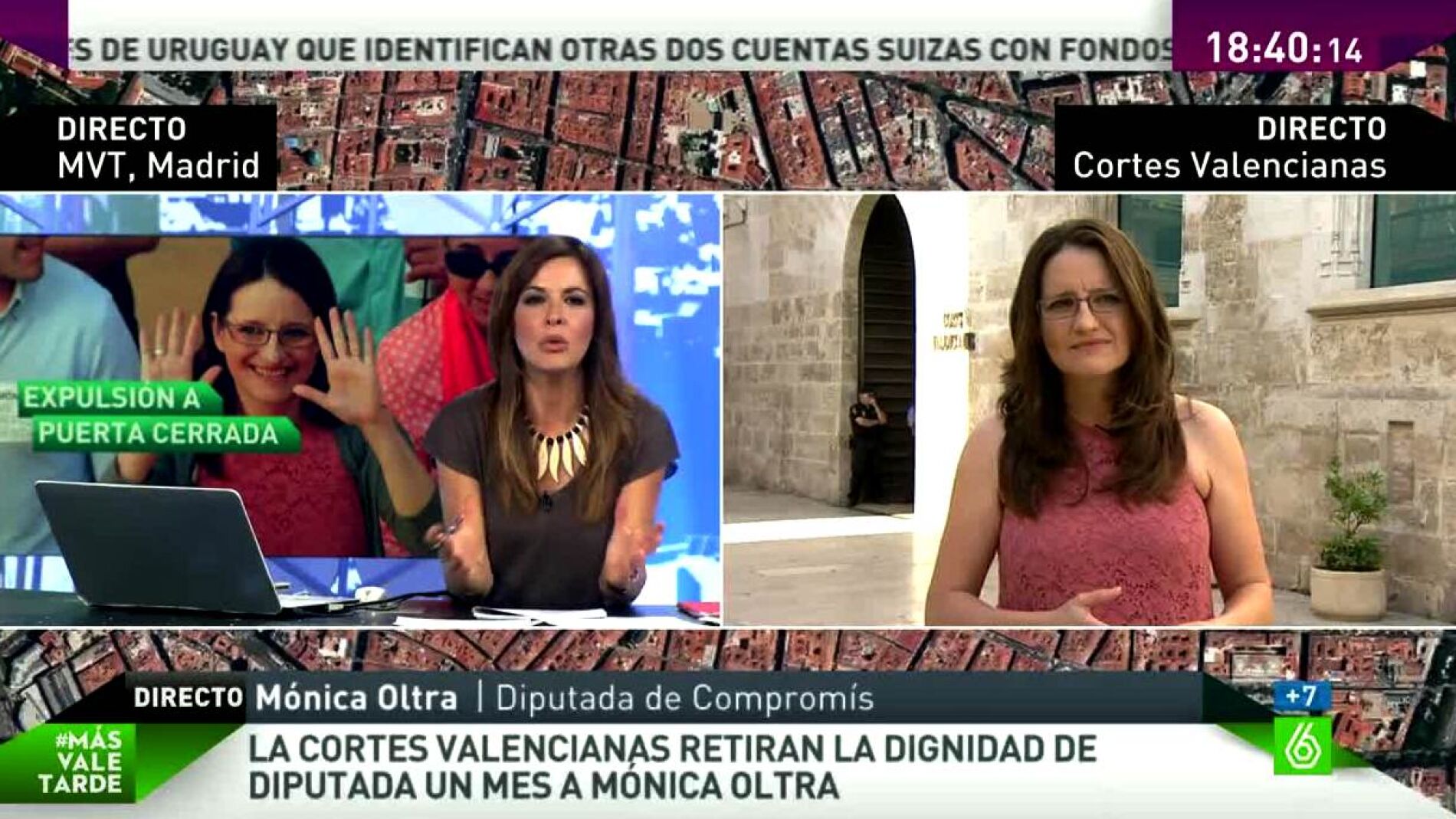 Mónica Oltra interviene en MVT