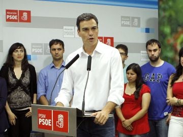 Pedro Sánchez, candidato a liderar el PSOE Pedro Sánchez, candidato a liderar el PSOE