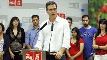 Pedro Sánchez, candidato a liderar el PSOE