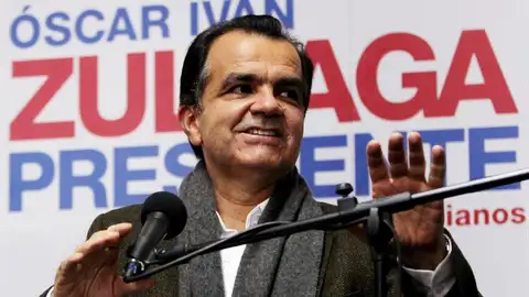 El candidato a la presidencia de Colombia por el partido Centro Democrático, Oscar Iván Zuluaga El candidato a la presidencia de Colombia por el partido Centro Democrático, Oscar Iván Zuluaga