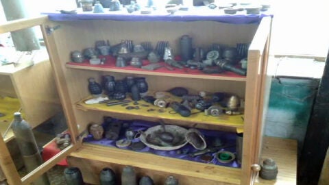 Material explosivo de la Guerra Civil