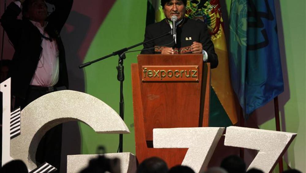 El presidente de Bolivia, Evo Morales