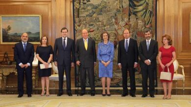 El Rey Juan Carlos apura sus últimas horas de reinado con un almuerzo de despedida