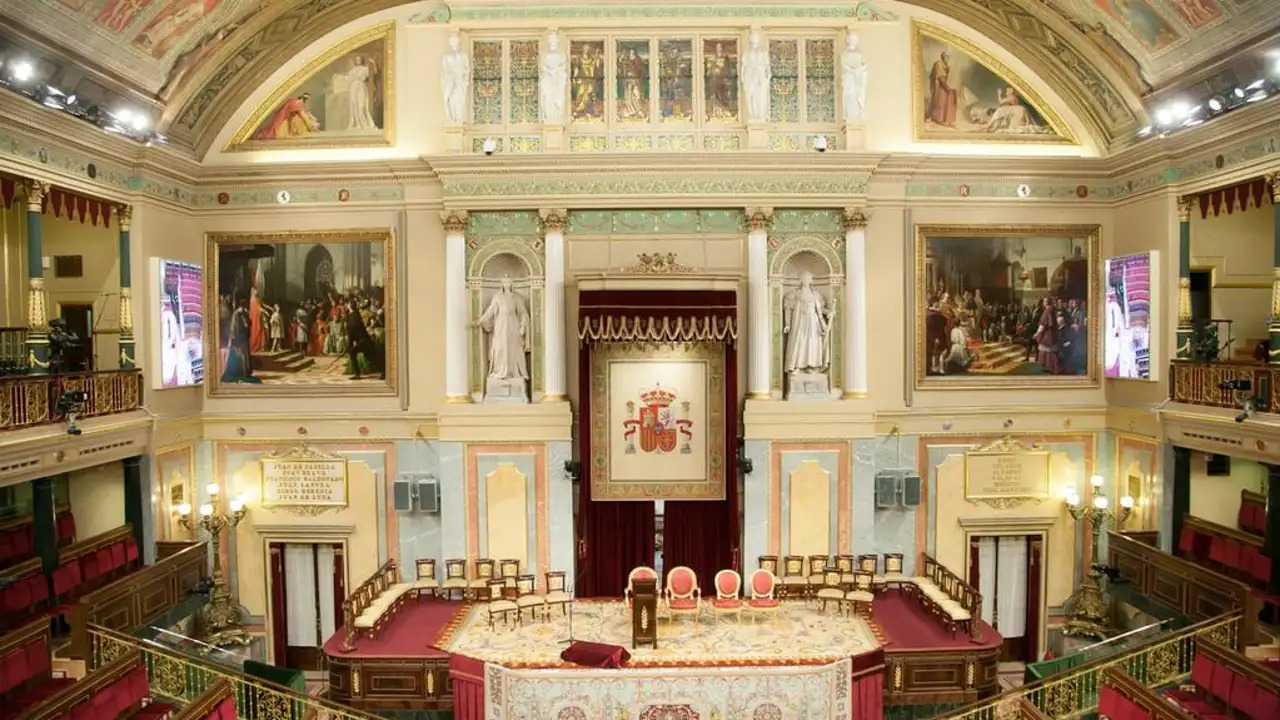 El Congreso, preparado para la proclamación de Felipe VI