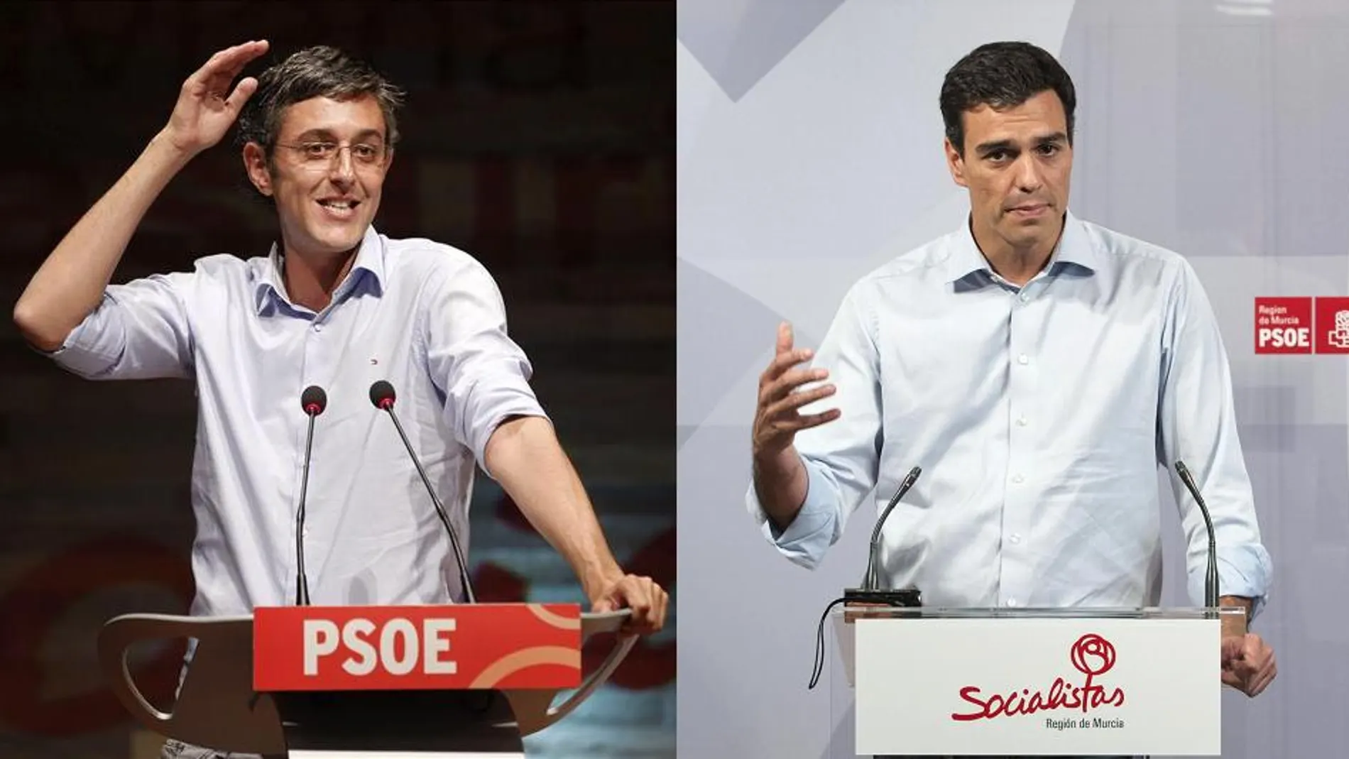 Eduardo Madina y Pedro Sánchez aspiran a la Secretaría General del PSOE Eduardo Madina y Pedro Sánchez aspiran a la Secretaría General del PSOE