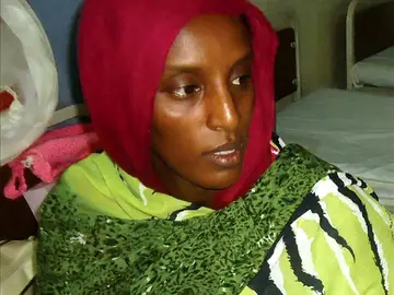 La joven sudanesa que había sido condenada a pena de muerte La joven sudanesa que había sido condenada a pena de muerte