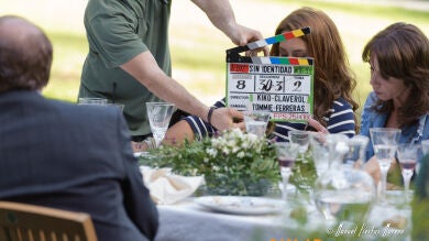 Making of del encuentro de los Vergel con Fernanda y Amparo en 'Sin Identidad'