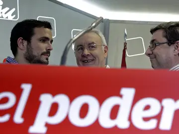 Garzón, Lara y Centella, de IU Garzón, Lara y Centella, de IU