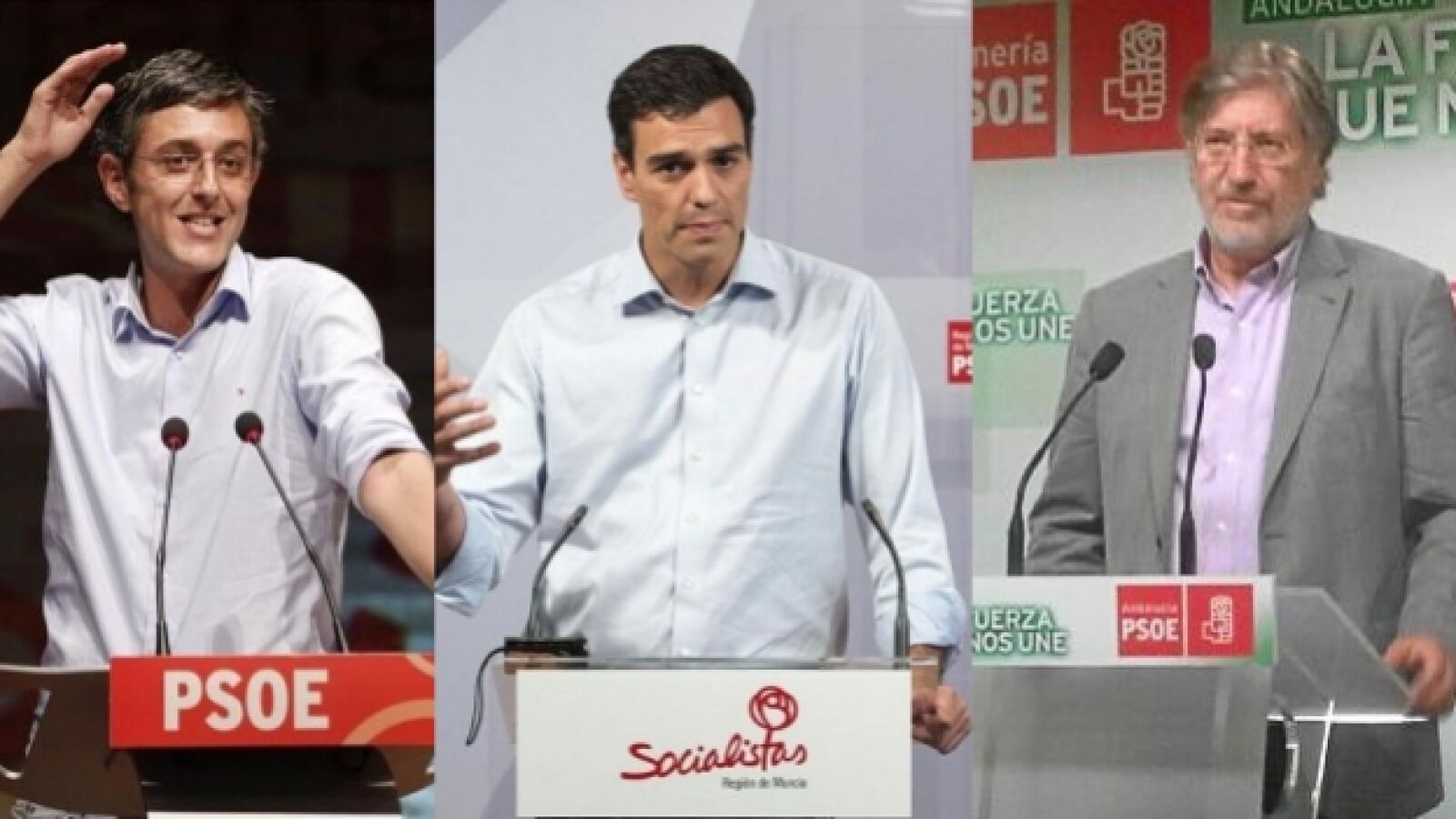Los candidatos a secretario general del PSOE celebrarán un debate el próximo lunes