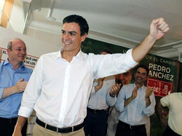 Pedro Sánchez en un acto en Toledo.