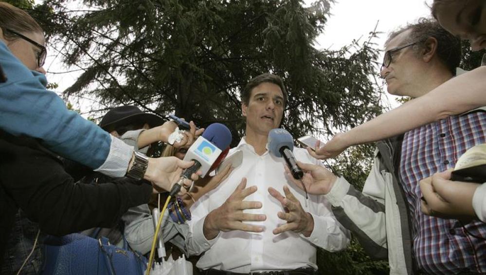 Pedro Sánchez, candidato a la secretaría general del PSOE
