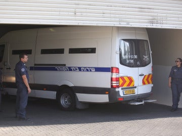 Imagen de archivo de un furgón de la Policía de Israel