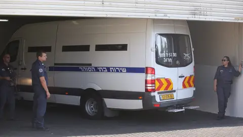 Imagen de archivo de un furgón de la Policía de Israel Imagen de archivo de un furgón de la Policía de Israel