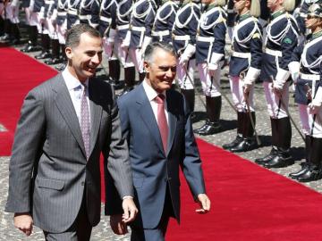 Felipe VI y Cavaco Silva en Lisboa Felipe VI y Cavaco Silva en Lisboa